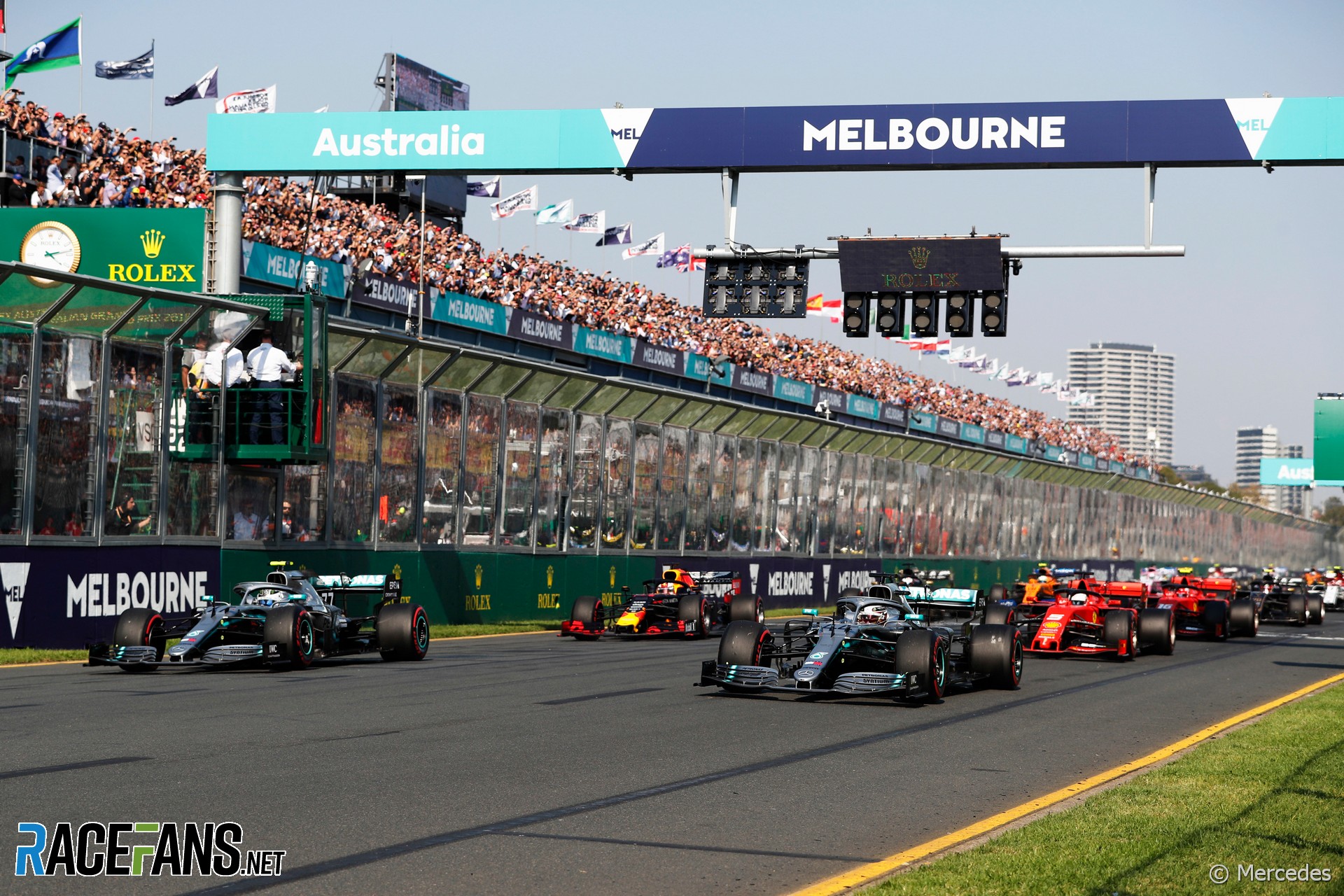 Start, Albert Park, Melbourne, 2019