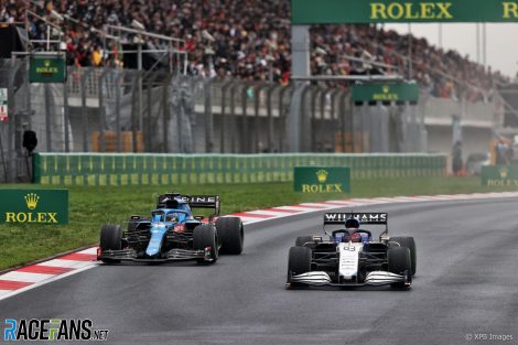 George Russell, Williams, Istanbul Park, 2021
