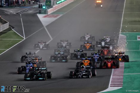 Start, Losail International Circuit, 2021