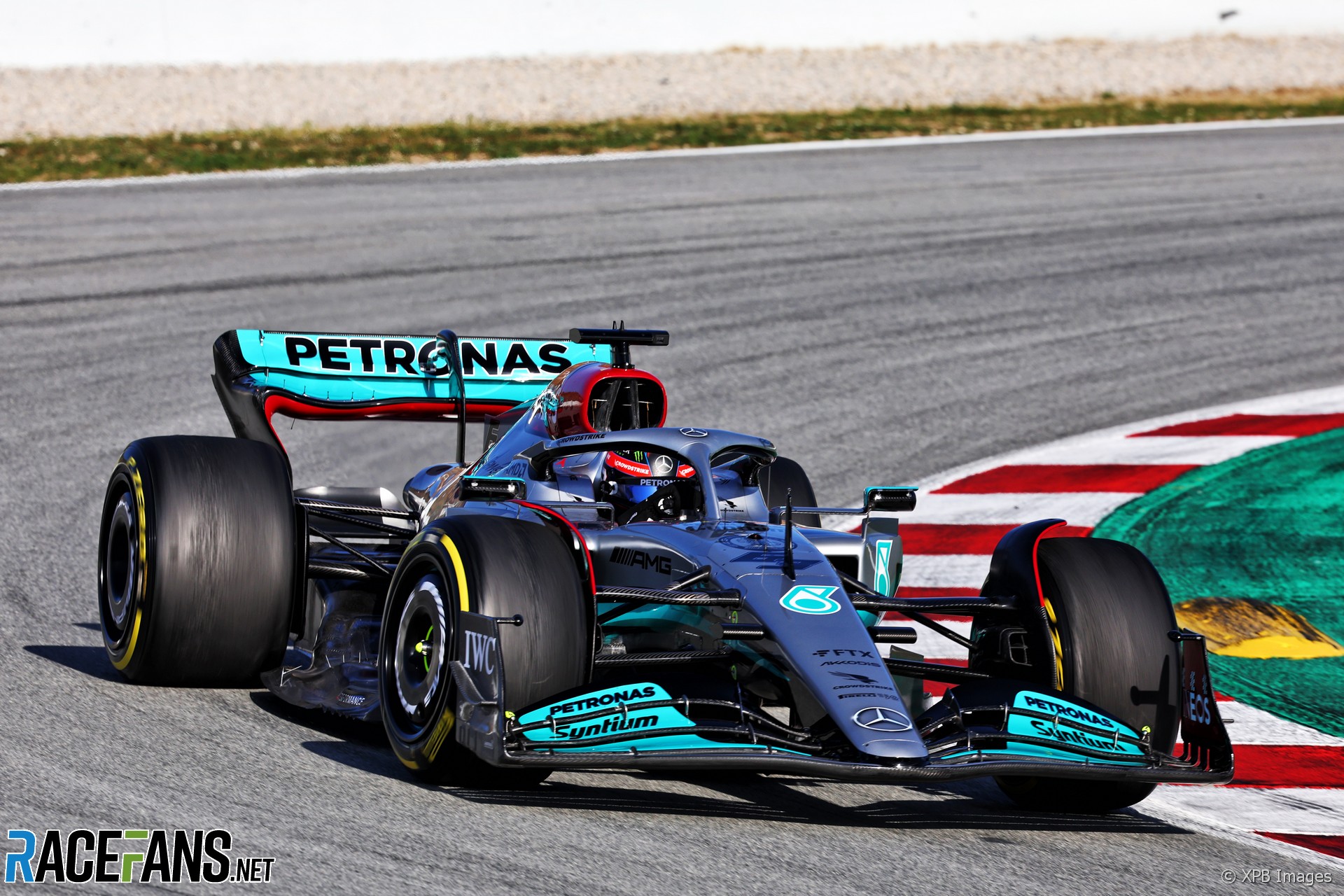 George Russell, Mercedes, Circuit de Catalunya, 2022