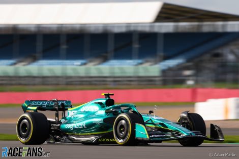 Lance Stroll, Aston Martin, Silverstone, 2022