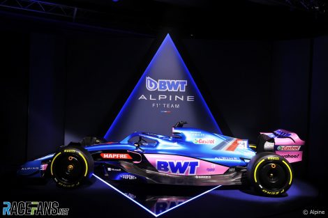 Alpine livery launch, 2022
