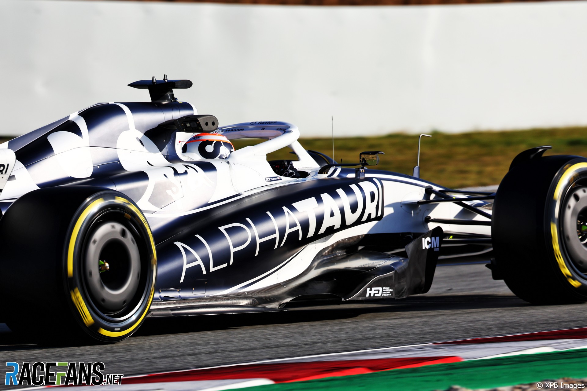 Yuki Tsunoda, AlphaTauri, Circuit de Catalunya, 2022