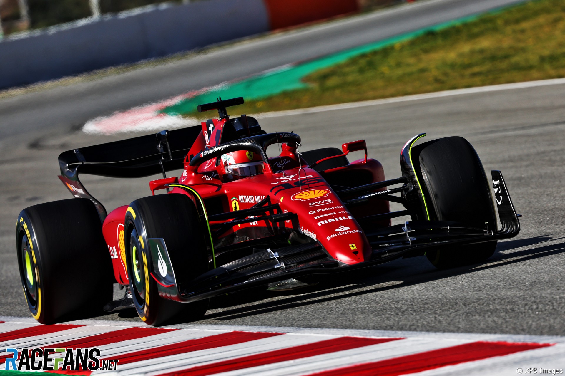 Charles Leclerc, Ferrari, Circuit de Catalunya, 2022