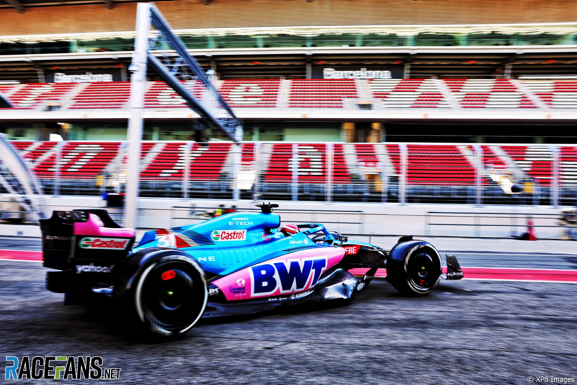Esteban Ocon, Alpine, Circuit de Catalunya, 2022