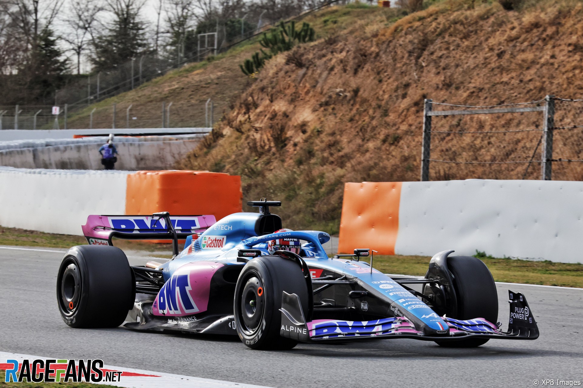Esteban Ocon, Alpine, Circuit de Catalunya, 2022