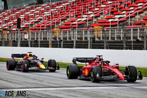 Carlos Sainz Jnr, Ferrari, Circuit de Catalunya, 2022