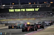 Race start, Bahrain International Circuit, 2022