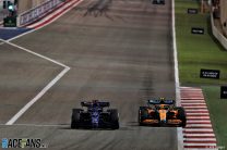 (L to R), Alex Albon, Williams, Lando Norris, McLaren, Bahrain International Circuit, 2022