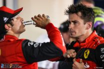 (L to R), Carlos Sainz Jr, Charles Leclerc, Ferrari, Bahrain International Circuit, 2022