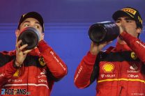 (L to R), Charles Leclerc, Carlos Sainz Jr, Ferrari, Bahrain International Circuit, 2022