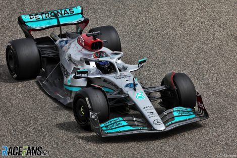 George Russell, Mercedes, Bahrain International Circuit, 2022