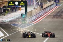 Max Verstappen, Charles Leclerc, Bahrain International Circuit, 2022