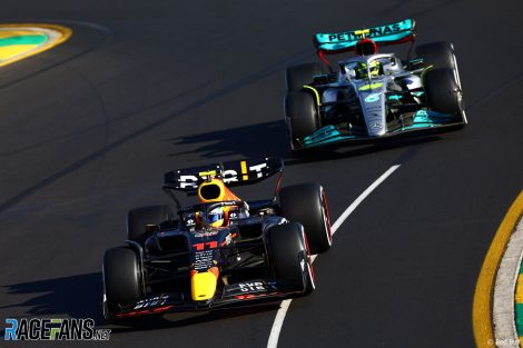 Sergio Perez, Red Bull, Albert Park, 2022