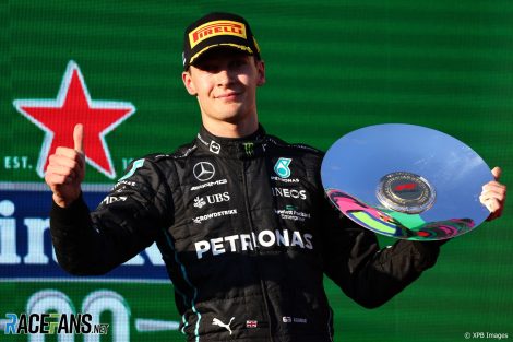 George Russell, Mercedes, Albert Park, 2022