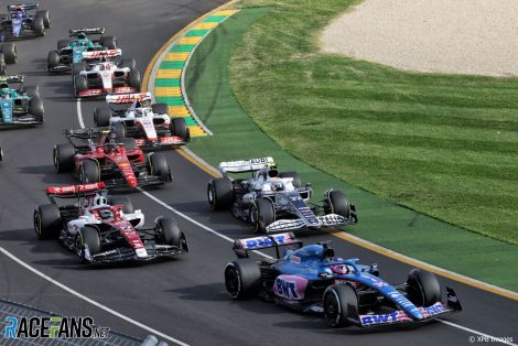 Fernando Alonso, Alpine, Albert Park, 2022
