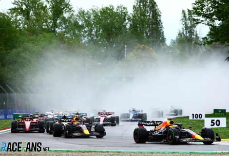 Race start, Imola, 2022
