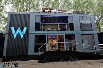Williams motorhome, Imola, 2022
