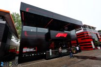 F1 motorhome, Imola, 2022