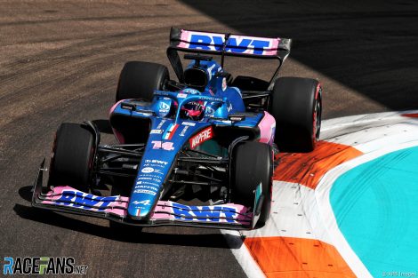 Fernando Alonso, Alpine, Miami International Autodrome, 2022